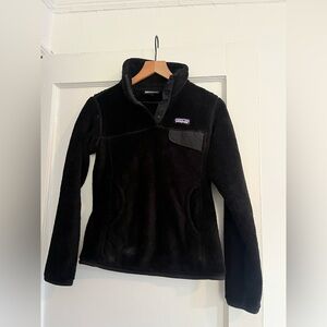 Patagonia Half Button Black Fleece